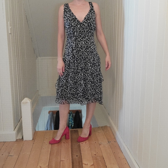 Midi dress black and white sixe M - Picture 12 of 12